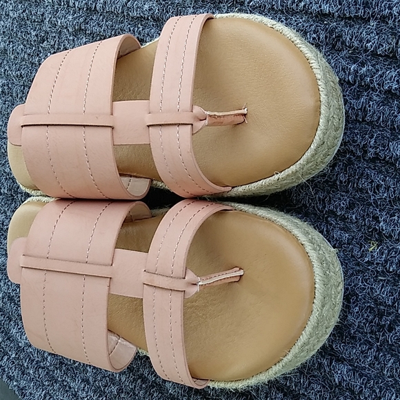 BAMBOO Shoes New Slip On Blush Color Sandals Poshmark